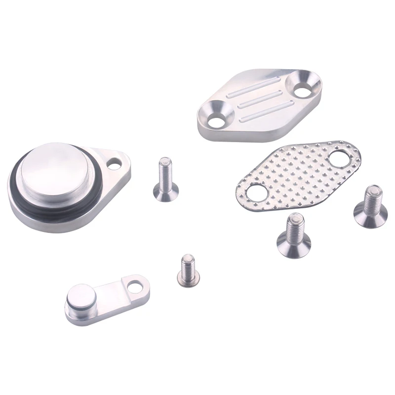 LS Truck EGR+EVAP Purge Solenoid Plug Intake/Exhaust Block Off Plate 5.