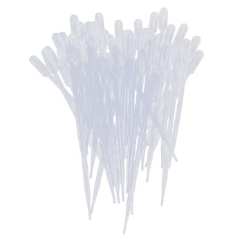 

50 Pieces 10ml Clear Plastic Transfer Pipet Pasteur Pipettes Droppers