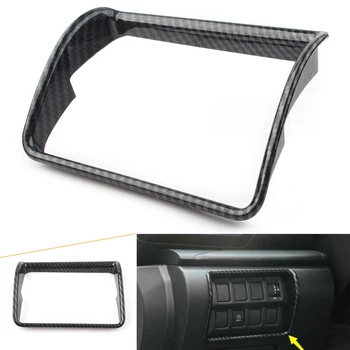 

Car ABS Interior Headlight Switch Button Pannel Moulding Cover Trim For Subaru Forester 2019-2020 RHD Carbon Fiber Pattern