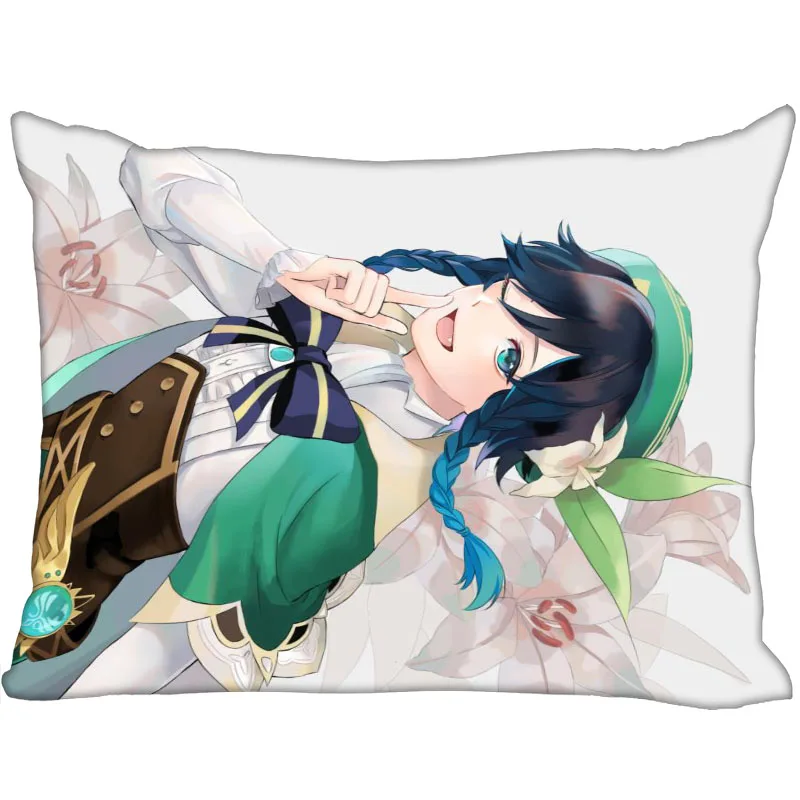 

Pillow Slips Venti Genshin Anime Impact Rectangle Pillow Covers Bedding Comfortable Cushion/Good For Sofa/Home/Car Pillow Cases