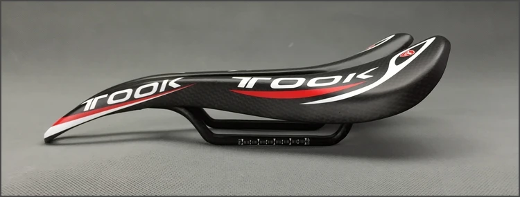 nuevo sillin de fibra de carbono para bicicleta de montauna Toseek 265*127 мм 3 K brillante mate piezas de bicicleta