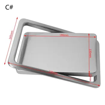 

Trash Bin Counter Top Cover Built-in Flap Garbage Can Lid For Kitchen Bathroom