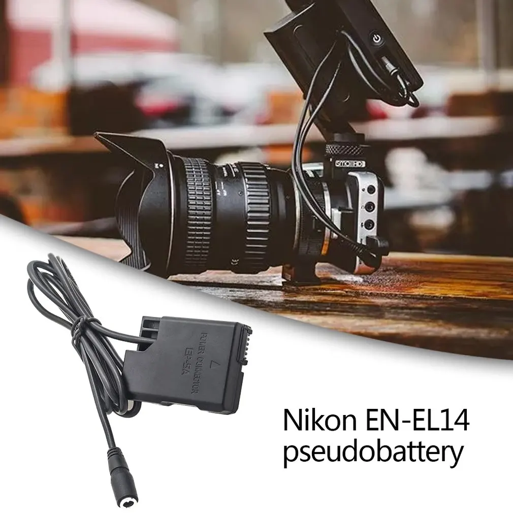 Для Nikon EN-EL14/15 неоригинальная батарея пустышка батарея прямой пружинный провод для источника питания Ep-5A для Nikon D7100 D7000 D5600 D5500