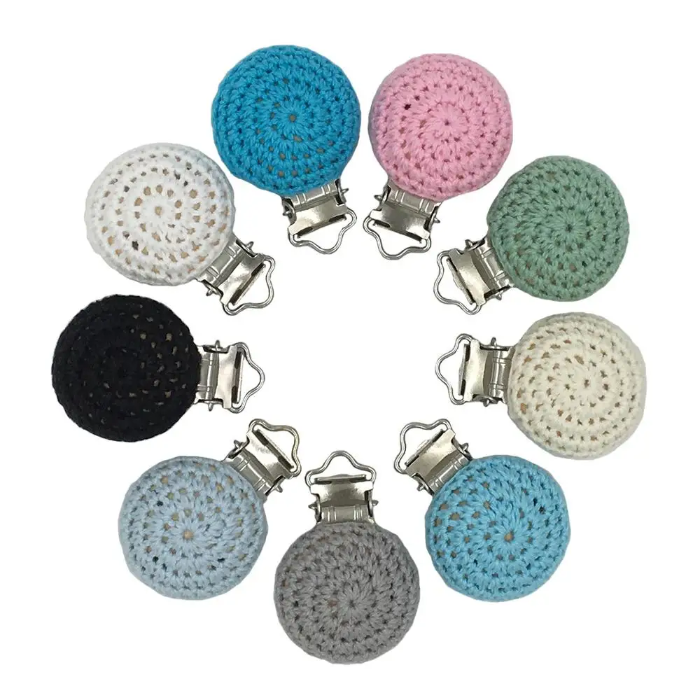 

DIY Metal Wooden Baby Pacifier Clips Infant Soother Clasps Holders Accessories Pacifier Chain 3C Certification Baby Teether Toys