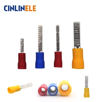 

1000PCS/1LOT Spade DBV Crimping Wire Connector Insulation Wire Terminals Brass