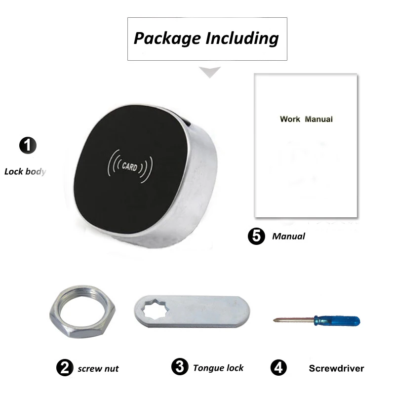 Smart IC Card Door Lock 6