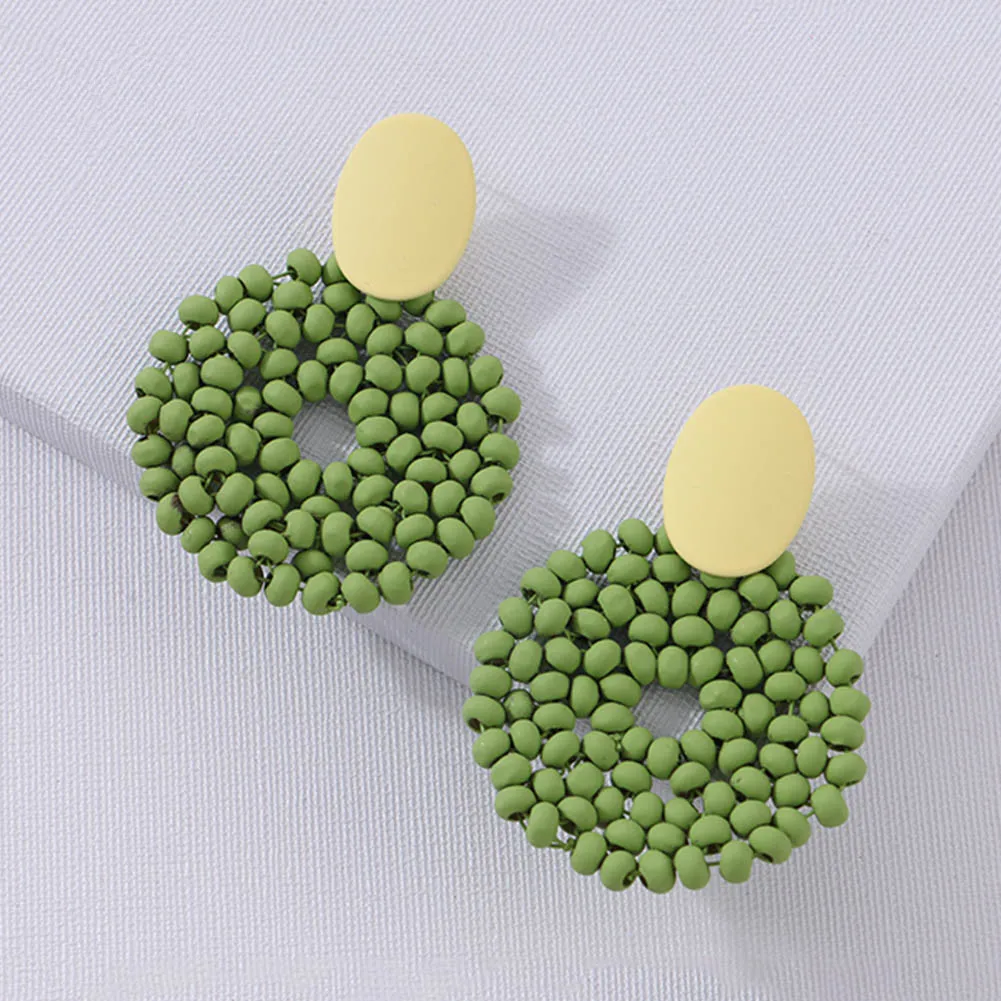 Элегантные женские серьги ручной работы с бусинами 2020 | Украшения и аксессуары