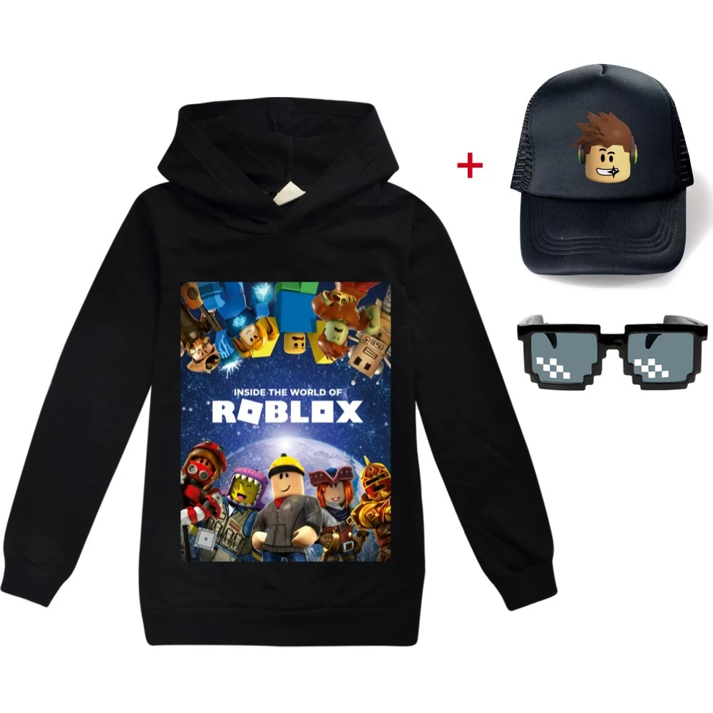 Демисезонная одежда ROBLOXing для малышей детей мальчиков и девочек толстовка с