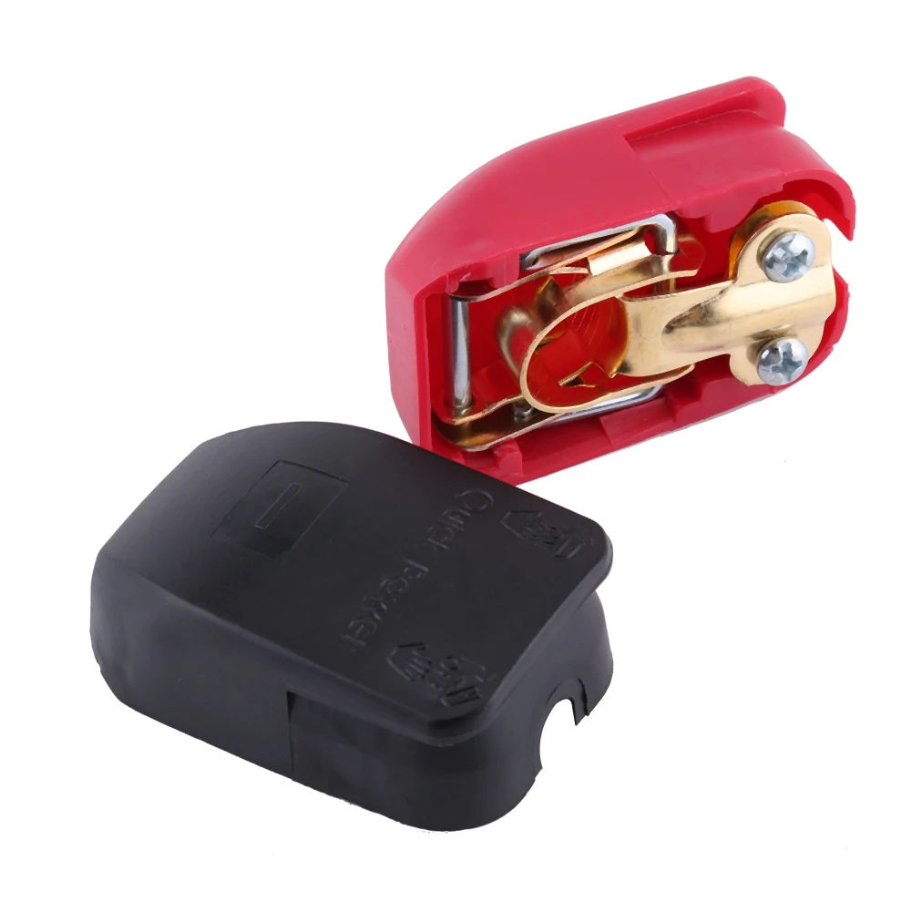 

Universal 1 Pair 12V Quick Release Battery Terminals Clamps for Car Caravan Boat Motorcycle Car-styling