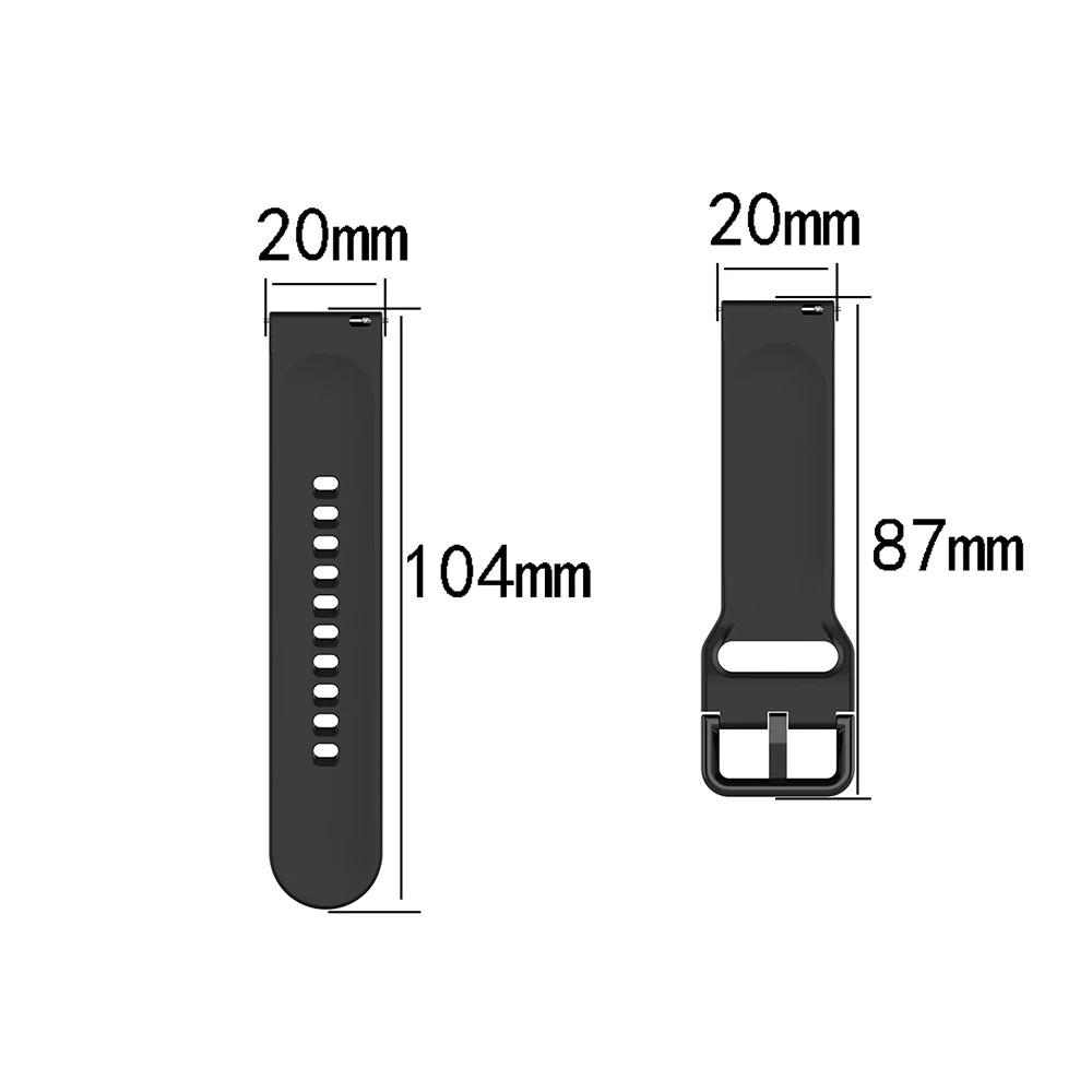 Силиконовый ремешок для наручных часов для Huami Amazfit GTS GTR Bip, Смарт-часы, спортивный сменный Браслет, аксессуары для браслетов