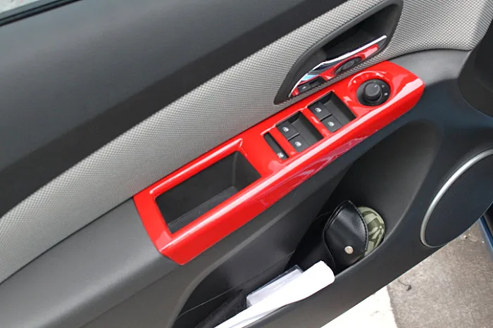 Персиковое Дерево углеродного волокна против скобления украшения для 2009- Chevrolet Cruze