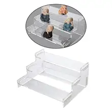  Acrylic Cake Stand Display Ladder Pastry Candy Decoration Gift 3 Layer Cake Holder for Cakes Celebration Cake Shop Home Brithday 