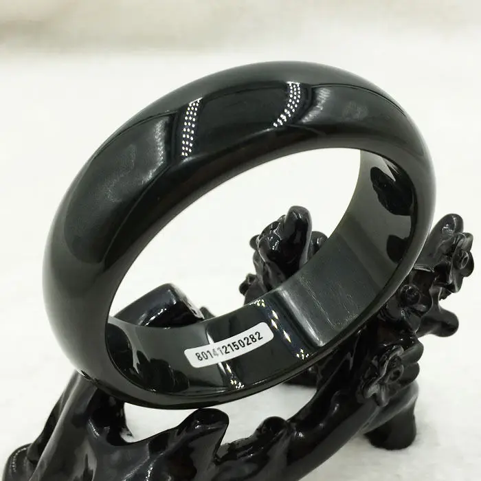 60mm Certified Grade A Natural Green Hetian Nephrite Jade Bracelet Bangle 150282 | Украшения и аксессуары