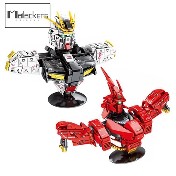 

Mailackers Technic Robot Mecha Bricks Warrior Action Figure Bust Model Building Blocks Creator Idea Toys for Boys Christmas Gift
