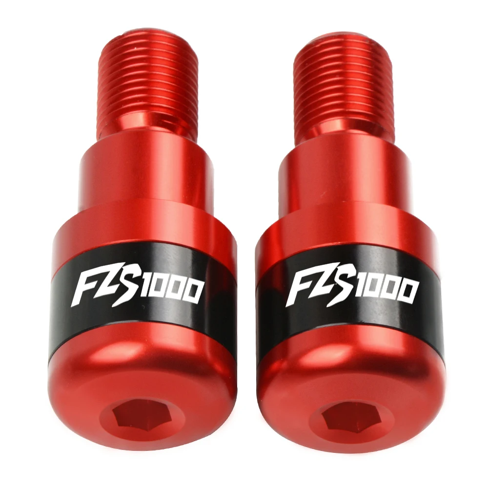 Мотоциклетные ручной Бар заканчивается для YAMAHA FZS1000 FAZER FZS 1000 2001-2005 2004 2003 2002 двигатель сцепление конца плюс рукоятка захваты - Цвет: RD-FZS1000