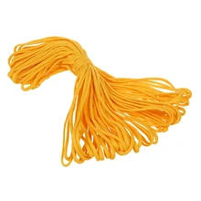 100Ft 7 нитей 550 выживания парашютный шнур тип шнура Iii-1Pcs желтый и 1 шт синий(всего 2 шт