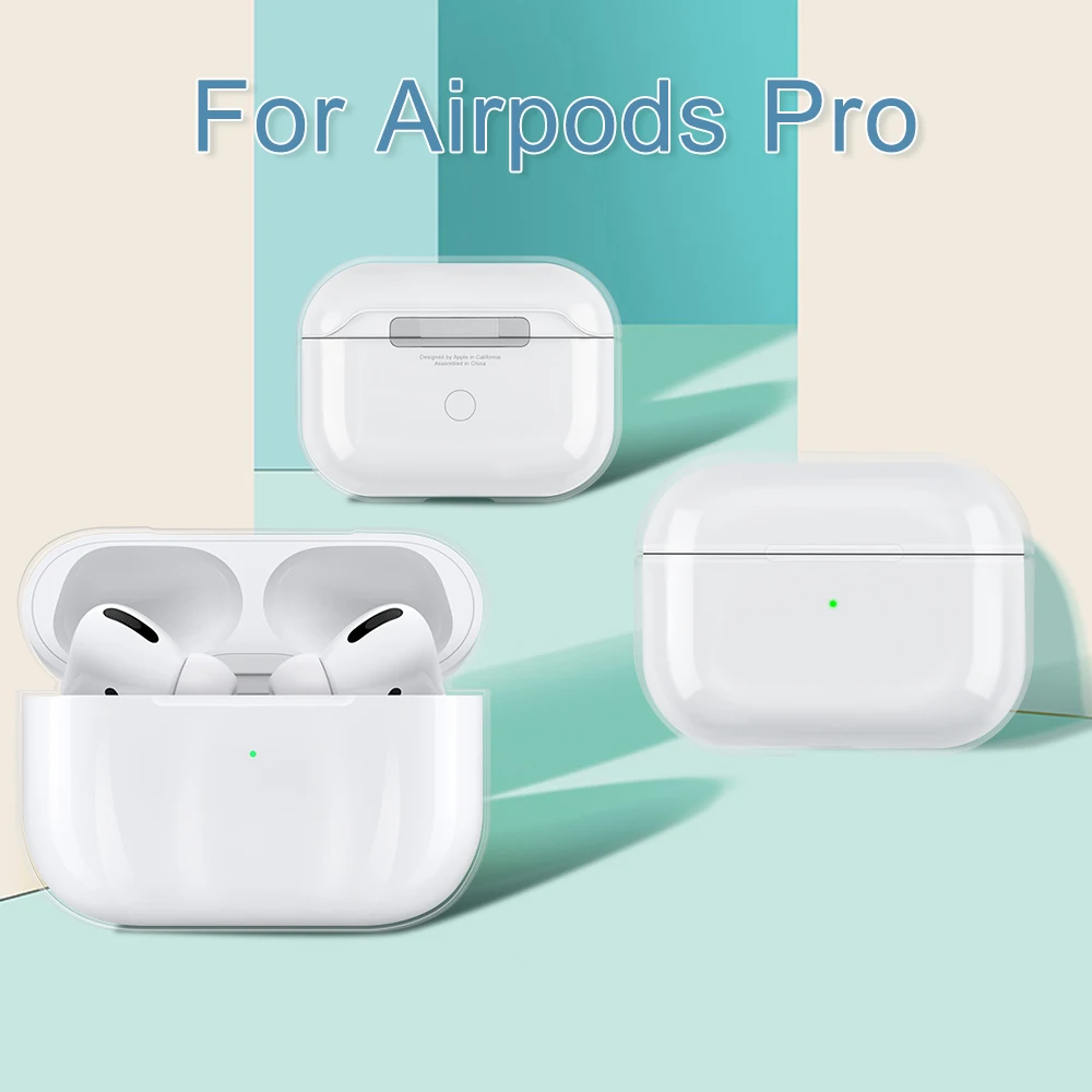 Чехол для Airpods Pro с милым мультяшным рисунком, прозрачный жесткий беспроводной Чехол для наушников Bluetooth для Apple Air Pods Pro