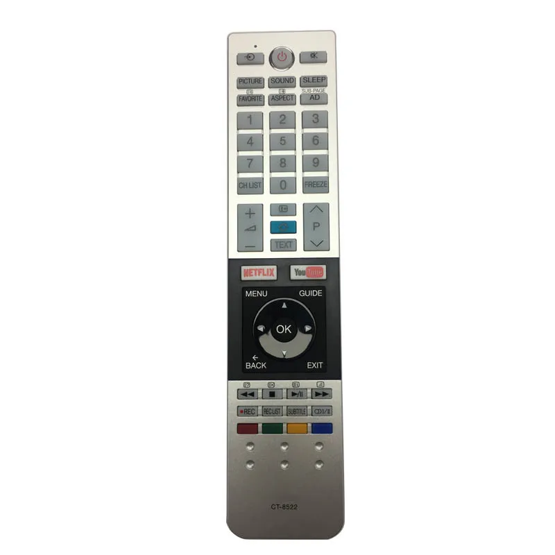 New Original Remote control CT-8522 suitable for toshiba TV LCD LED CT-8521 8516 8517 F40L3400 50L3400 remote control