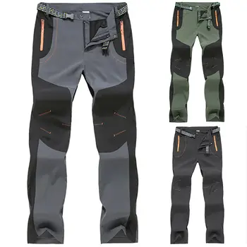 

2020 Outdoor Hiking Tactical Waterproof Pants Men Mountain Climbing Quick Dry Fishing Trekking Softshell Trousers New Wanderhose