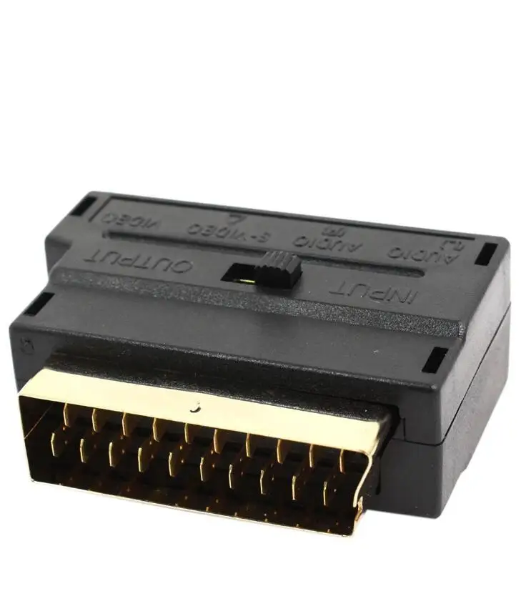 Адаптер LBSC RGB SCART штырь гнездо 3 RCA|Коннекторы и разъёмы| |