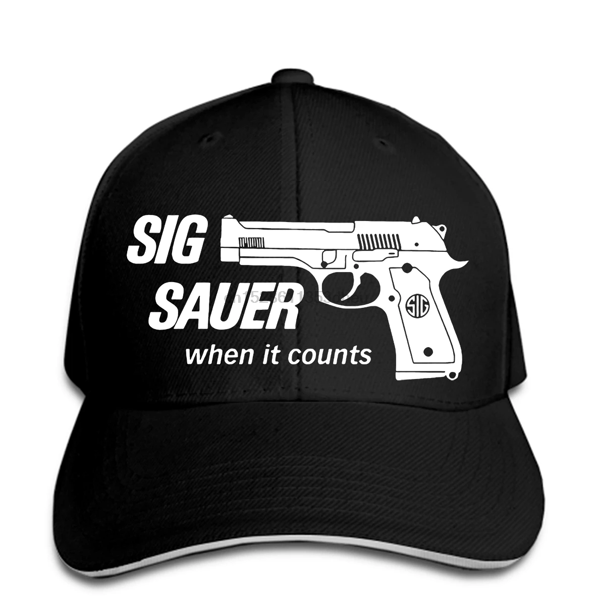 Бейсбольная кепка Sig Sauer Мужская Высококачественная бейсбольная кепка онлайн черно-белая полосатая бейсбольная кепка мужская бейсболка