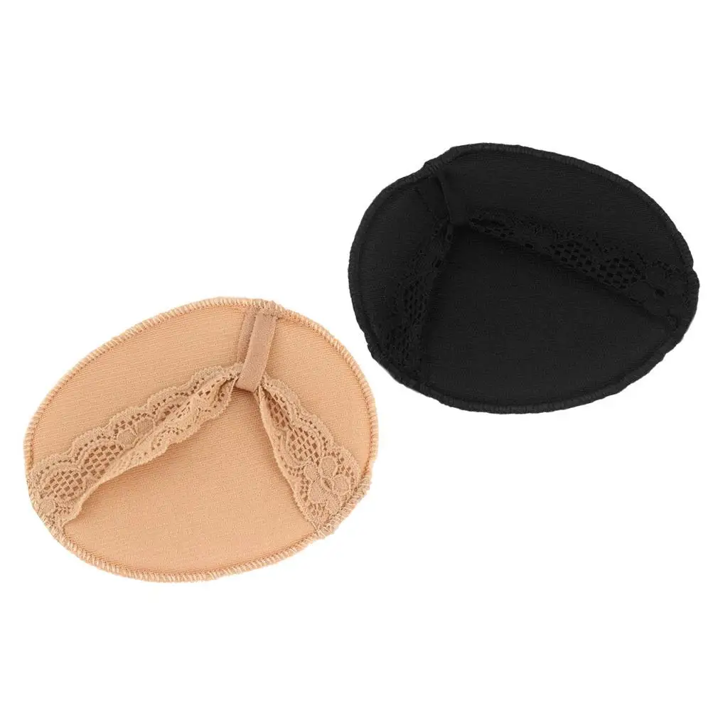 

Women No Show Socks Non-slip Toeless Invisible Forefoot Pad Insole Novel