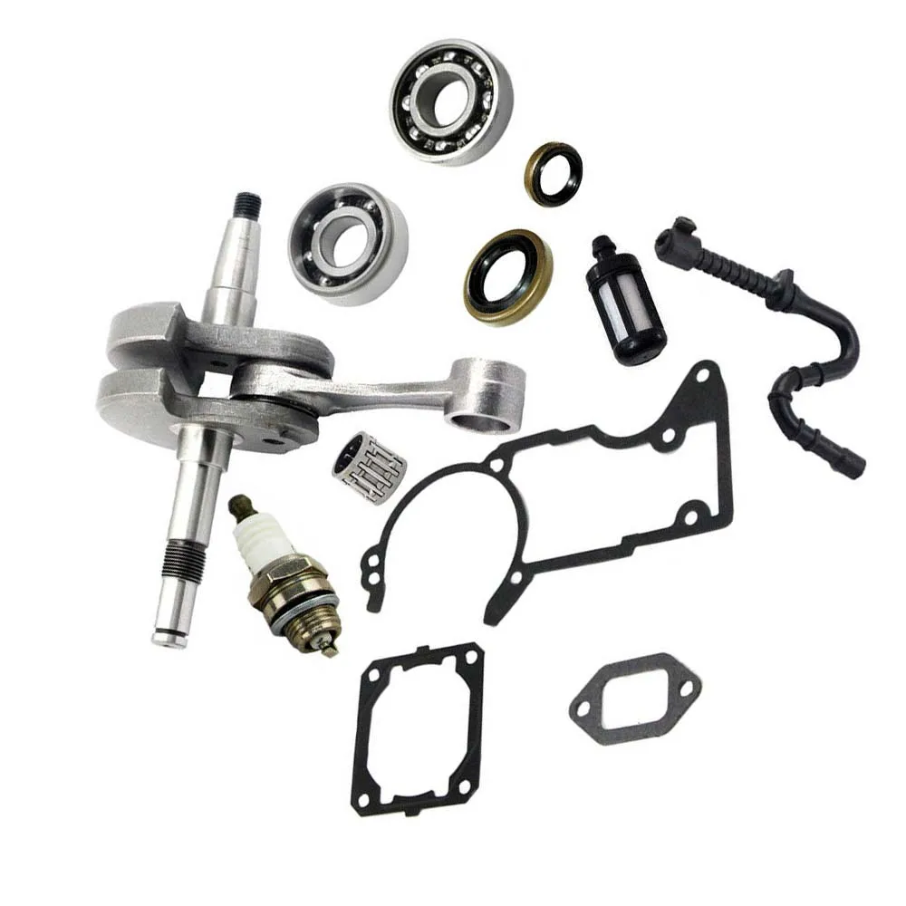 

Muffler Oil Seal Gasket Crankshaft For Stihl 044 MS440 Replacement Set 1128 030 0406 Cylinder Durable