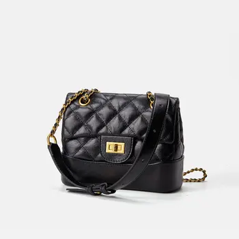 

Chain Bag Messenger Lingge 2020 New One Shoulder French Small Crowd Bag