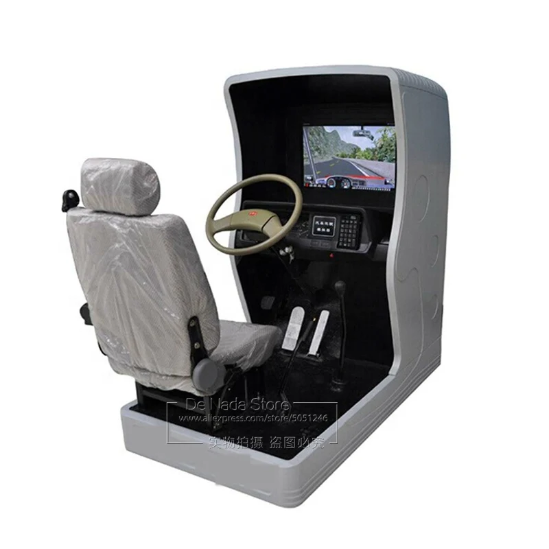 22 Inch Single Screen Driving School Driving Learner Training Machine Video Game Car Practise Simulator