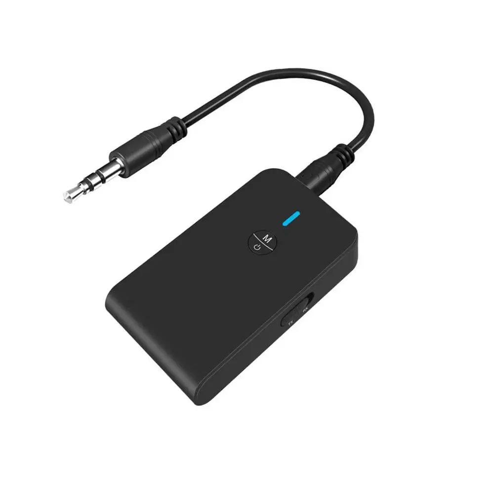 2 в 1 Bluetooth 5 0 передатчик приемник Перезаряжаемые Портативный ТВ автомобильного