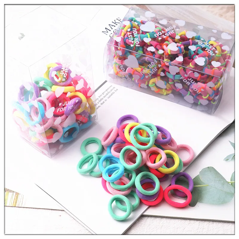 60 компл./лот 100 шт./компл. DIY многофункциональное ткани бесшовные Полотенца повязка на голову эластичная резинка для волос Инструменты для укладки волос аксессуары HA1734