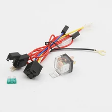 DC 12V 80A Авто рожок для грузового автомобиля электропроводка громкоговорителей жгут Комплект реле