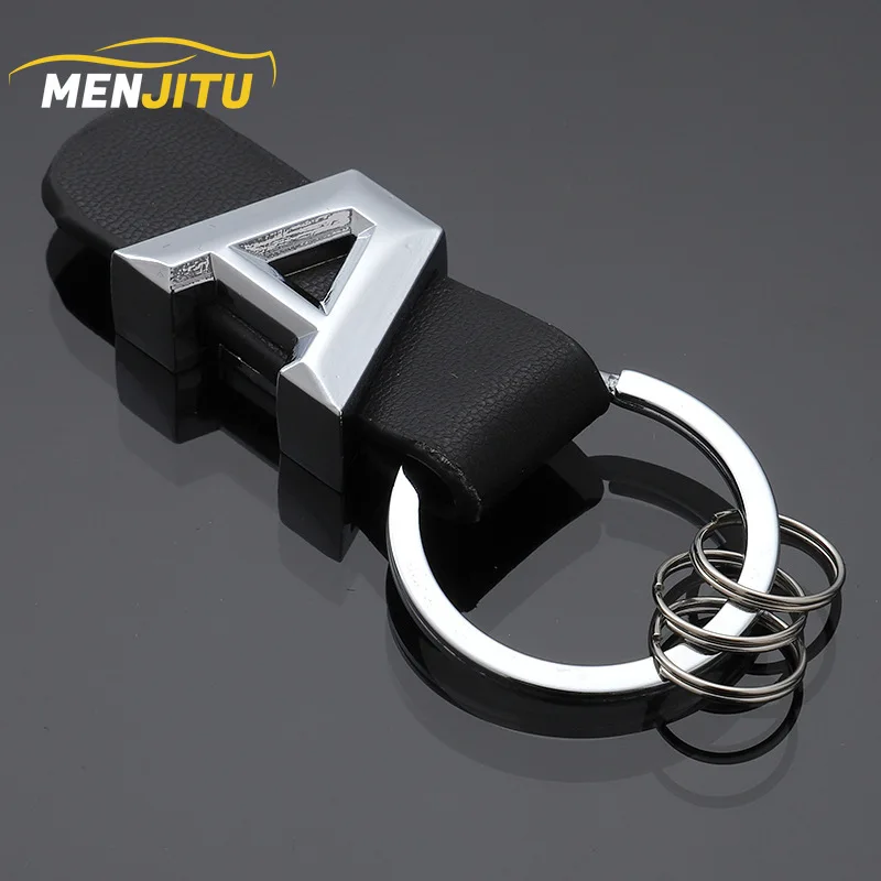 3D металлический брелок для W211 W124 W210 W212 W176 W168 W169 W245 W246 W242 AMG E C A B Класс Автомобильный брелок кожаный брелок для ключей