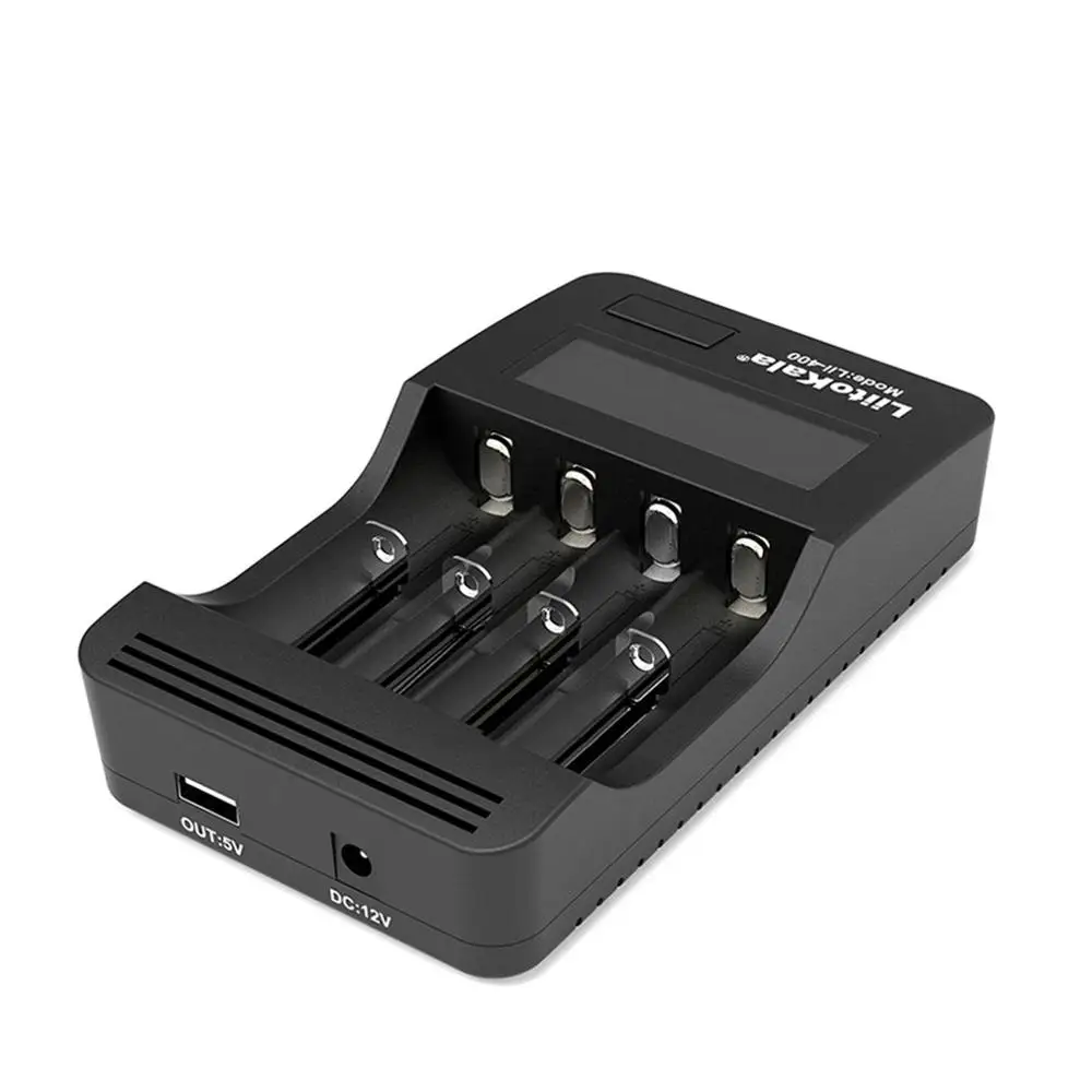 Liitokala Lii-400 18650 зарядное устройство с ЖК-дисплеем 26650 21700 14500 10440 4 слота NiMH Li-Ion умное Универсальное зарядное устройство