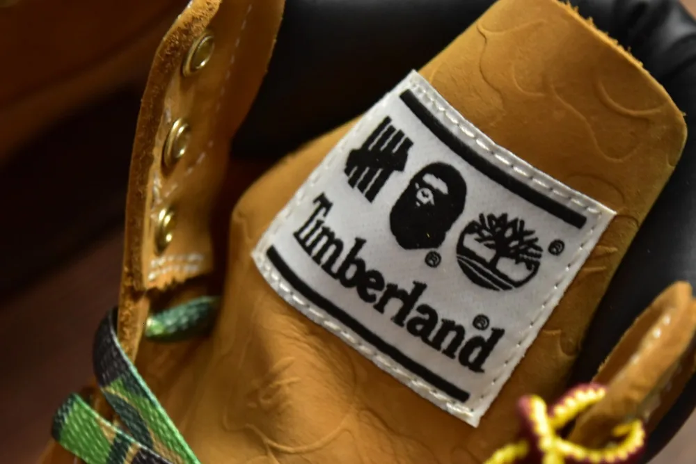 TIMBERLAND оригинальные мужские Премиум водонепроницаемые ботильоны, мужские уличные Прочные ботинки из натуральной коровьей кожи желтого цвета A1R7Y