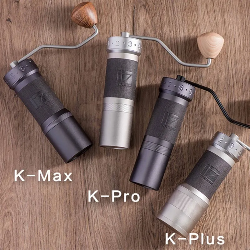 New 1zpresso K Max super portable coffee grinder manual coffee bearing  stainless steel heptagonal conical burr Coffee milling