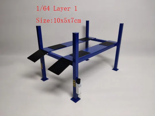 1 64 layers 1 Модель автомобиля лифт 1: 64 1:43 1:24 1:18 двойной одноэтажный Лифт Гараж ремонтная станция Стенд для модели vhicle статический не подвижный - Цвет: 1 64 layers 1