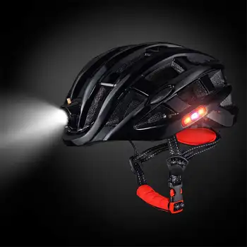 

Light Cycling Helmet Bike Ultralight helmet Intergrally-molded Mountain Road Bicycle MTB Helmet Safe Waterproof USB Charging