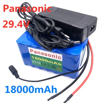 

Panasonic high quality 24v 18Ah battery pack 250w 29.4V 18000mAh lithium ion battery for wheelchair electric bicycle + charger