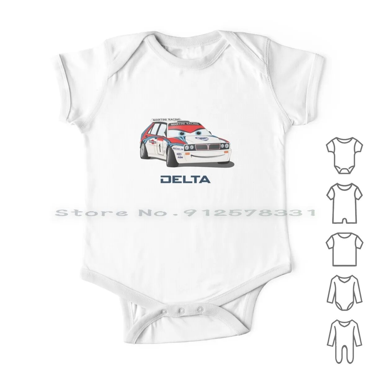 Lancia Delta Wrc Cartoon Neonato Vestiti Pagliaccetti Tute In Cotone Lancia Delta S4 Wrc Rally Cars Cartoon Mc Queen Flash