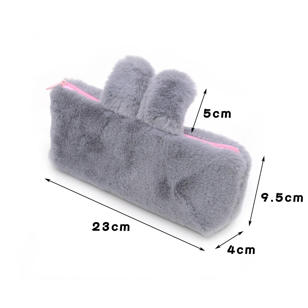 Плюшевый чехол-карандаш Estojo Escolar Trousse Crayon Etui Stiften Potloden Gtyfk Estuche Trousse Scolaire Stylo чехол-карандаш с ушками
