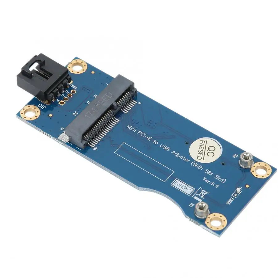 Мини PCI-E к USB2.0 драйвер светодиодного дисплея- макетная плата для 30x50-51mm 3g 4G модулей макетной платы