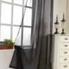 Hot Sale Rainbow Solid Voile Door Window Curtains Drape Panel Sheer Tulle For Home Decor Living Room Bedroom Kitchen P184D15 ► Photo 3/6