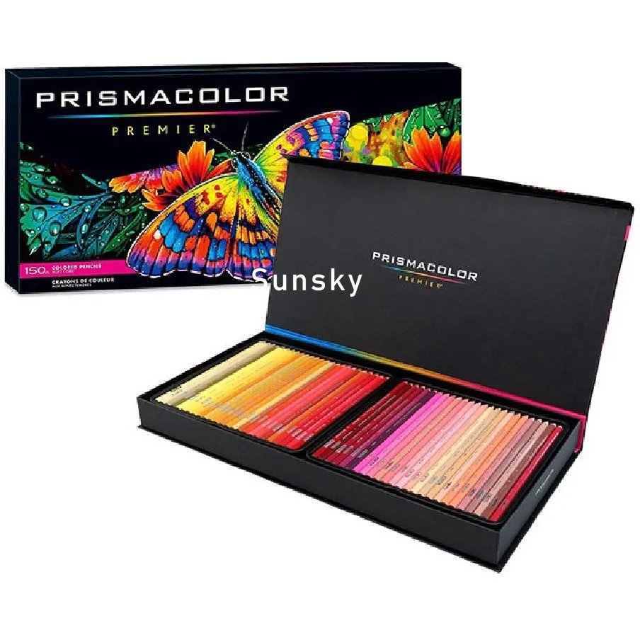 72 150 Prismacolor Colored Pencils, Shuttle Art Soft Core Color Pencil Set  Adult Coloring Book Artist Drawing Sketching Crafting