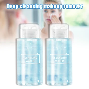 

Hot 300ml Gentle Deep Cleansing Makeup Remover Multifunction Press Style Cleansing Water t6