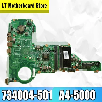 

Free Shipping 734004-001 734004-501 For HP Pavilion 14-E 15-E series laptop motherboard DA0R76MB6D0 REV:D A4-5000 734004-001
