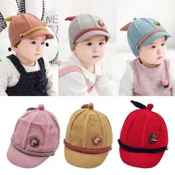 

Fruit Baby Newborn Knitted Cap Cute Lovely Winter Warm Infant Toddler Peaked Hat Break Through Cumbersome Handy Carry