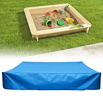 

Square Dustproof Protection Sandbox Cover Waterproof Sandpit Pool Cover with Drawstring CLH@8