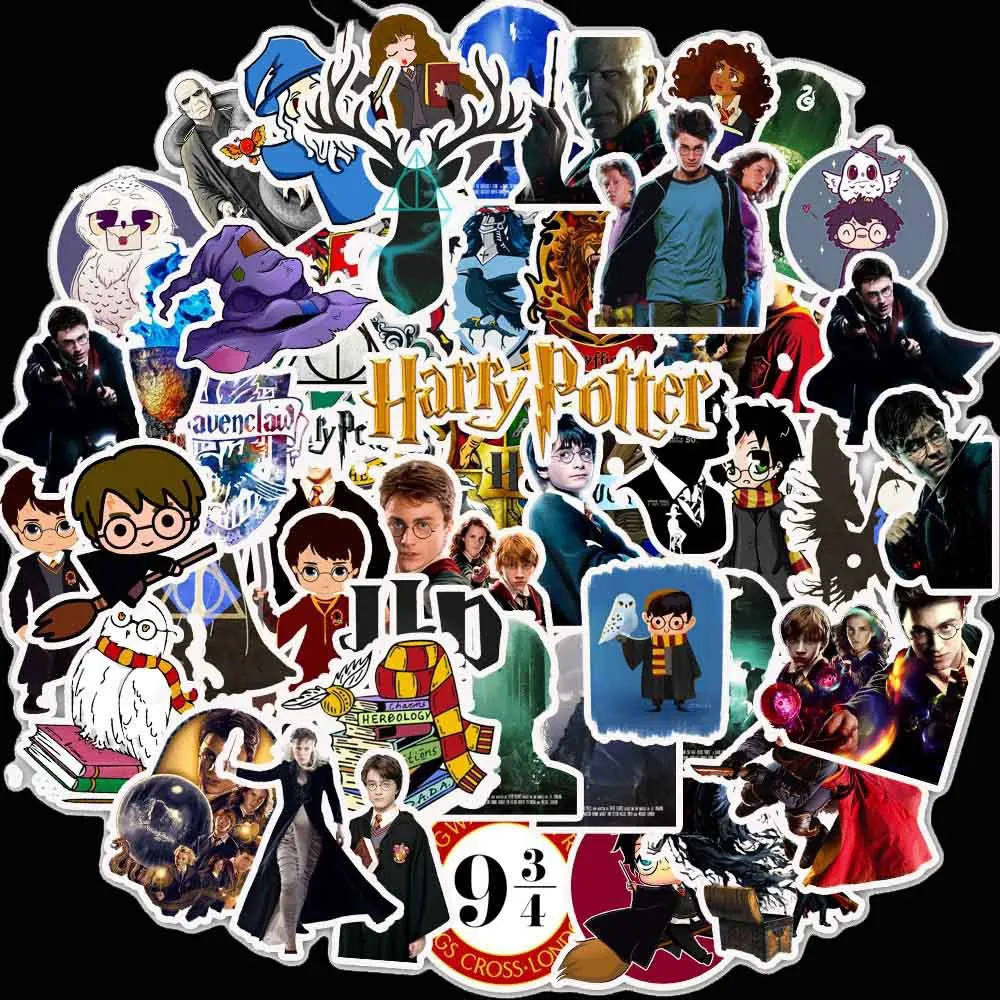 50 шт. Potters Стикеры из фильмов для стайлинга автомобилей велосипед мотоцикл