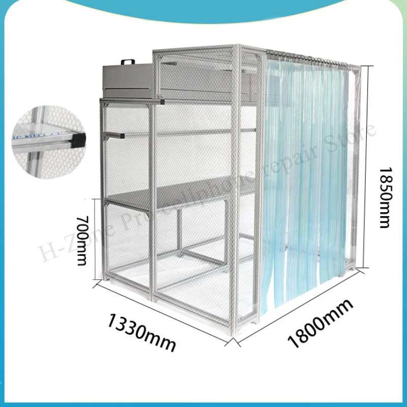 

New arrive Dis-mountable Cleaning Room Dust-free Working Room Bench Table Refurbish LCD For Broken Phone Repair Refurbishing